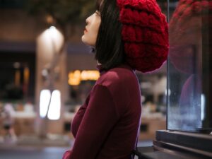 woman, model, street